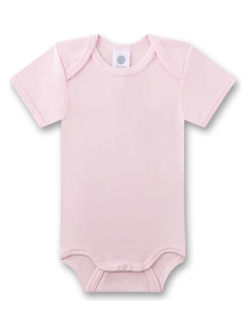 Sanetta 2-delige set: rompers lichtroze
