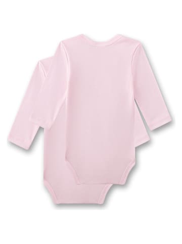 Sanetta 2-delige set: rompers lichtroze