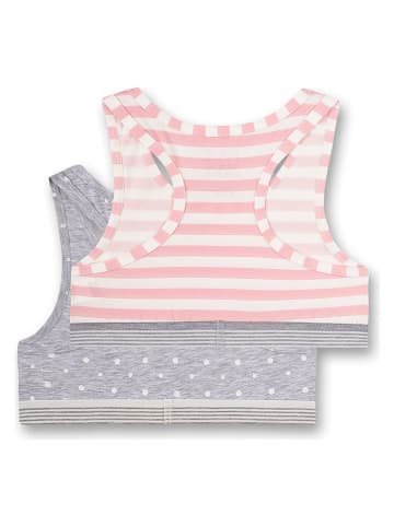 Sanetta Topy (2 szt.) w kolorze jasnoróżowo-szarym