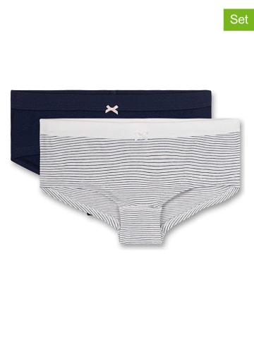 Sanetta 2er-Set: Pantys in Weiß/ Dunkelblau