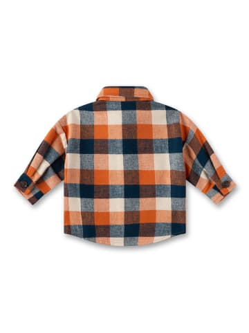 Sanetta Kidswear Blouse beige/oranje/donkerblauw