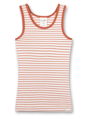 Sanetta Kidswear Hemdchen in Orange/ Weiß
