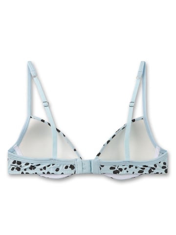 Sanetta Beugelloze beha lichtblauw/zwart