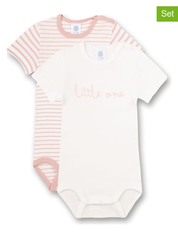 Sanetta 2er-Set: Bodys in Creme/ Rosa