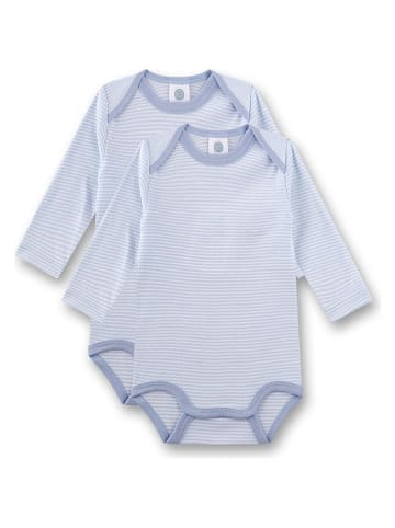 Sanetta 2-delige set: rompers lichtblauw