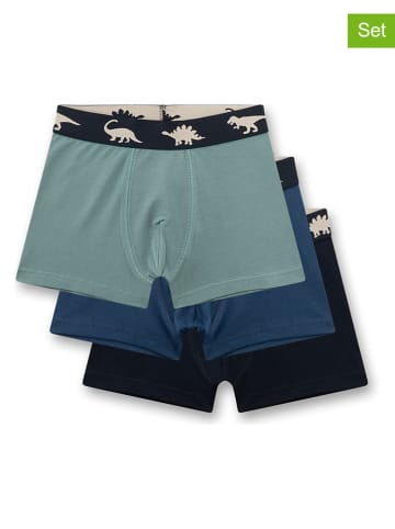 Sanetta Bokserki (3 pary) w kolorze granatowo-turkusowym