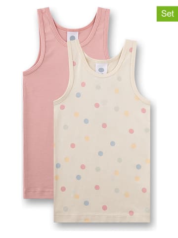 Sanetta 2er-Set: Hemdchen in Beige/ Rosa