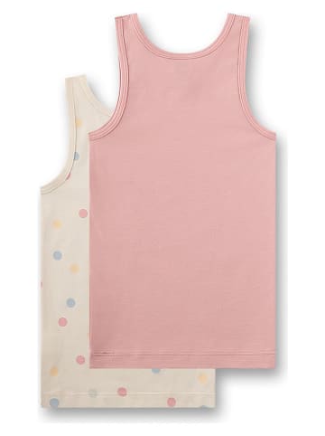 Sanetta Podkoszulki (2 szt.) w kolorze beżowo-jasnoróżowym