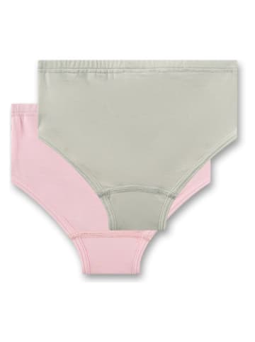 Sanetta 2-delige set: slips lichtroze/groen