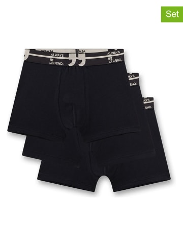 Sanetta 3-delige set: boxershorts zwart