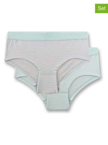 Sanetta 2-delige set: hipsters turquoise