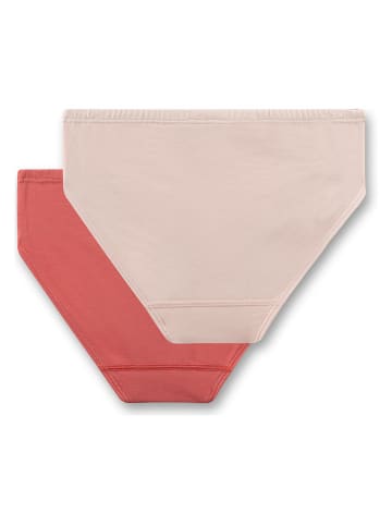 Sanetta 2er-Set: Slips in Rot/ Beige
