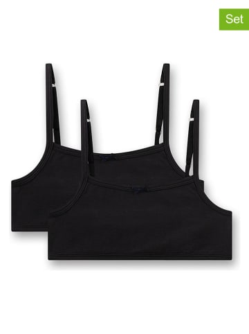 Sanetta 2er-Set: Bustiers in Schwarz