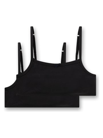 Sanetta 2er-Set: Bustiers in Schwarz