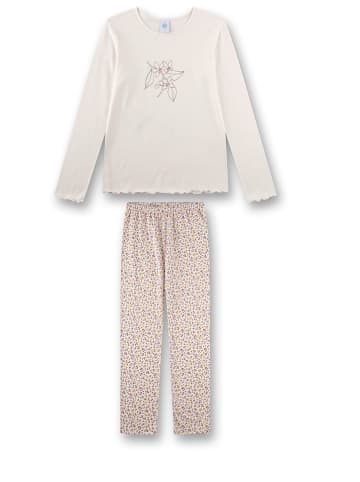 Sanetta Pyjama in Weiß