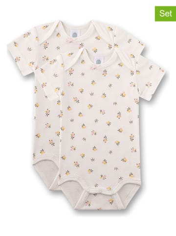 Sanetta 2-delige set: rompers wit