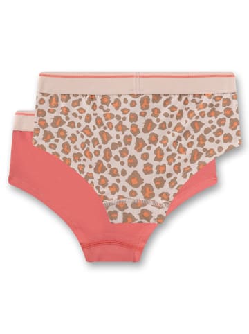 Sanetta 2-delige set: hipsters beige/rood