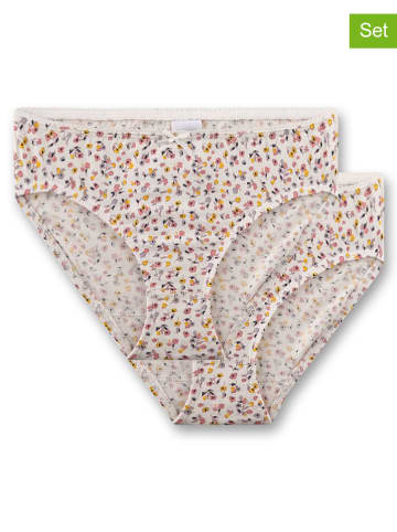 Sanetta Majtki (2 pary) w kolorze białym ze wzorem