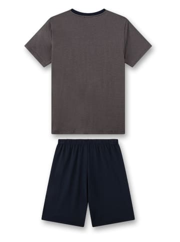 Sanetta Pyjama antraciet/zwart