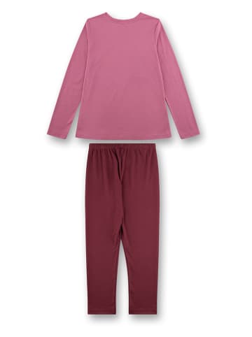 Sanetta Pyjama in Rosa/ Rot