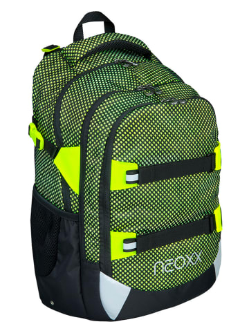 neoxx Plecak "Active" w kolorze czarno-jaskrawożółtym - 24 x 31 x 45,5 cm