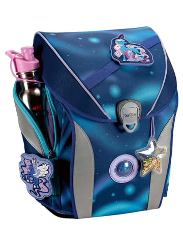 DerDieDas 5-częściowy zestaw szkolny " ErgoFlex Max - Luna" w kolorze granatowym