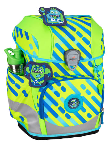 DerDieDas 6-częściowy zestaw szkolny "ErgoFlex Tiny NEON Set" - 30 x 38 x 23 cm