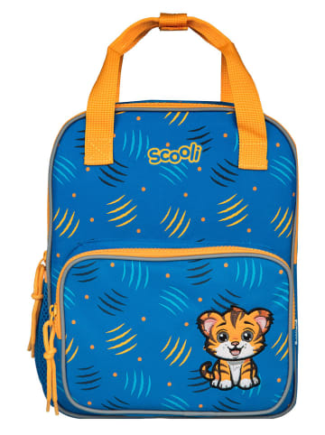 SCOOLI Rucksack "Tommy Tiger" in Blau - (B)24 x (H)29 x (T)13 cm