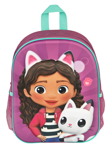 Undercover Rucksack "Gabby's Dollhouse 3D" in Lila  - (B)27 x (H)33 x (T)10 cm