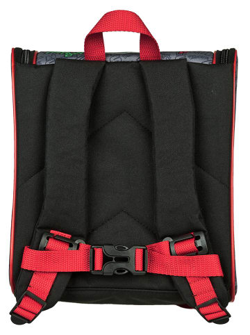 SCOOLI Vorschulranzen "Avengers" in Schwarz/ Rot - (B)22 x (H)24 x (T)15 cm