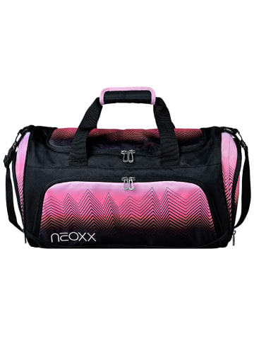 neoxx Torba sportowa "Move" w kolorze czarno-fioletowym - 43,5 x 26 cm