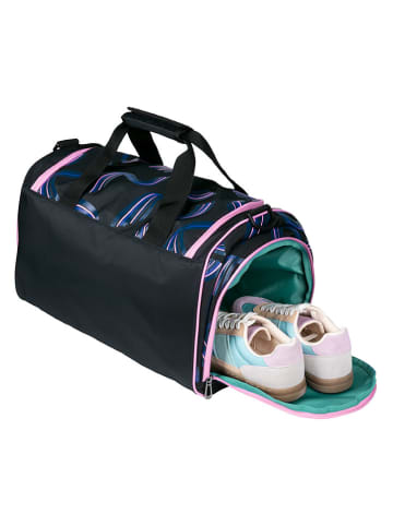 neoxx Sporttasche "Hello Wave" in Schwarz/ Rosa - (B)43,5 x (H)26 x (T)24 cm