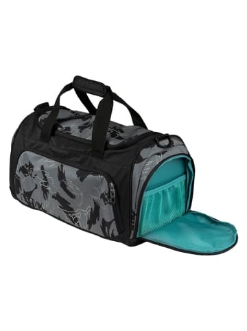 neoxx Sporttasche "Dragon Thunder" in Schwarz/ Grau - (B)43,5 x (H)26 x (T)24 cm