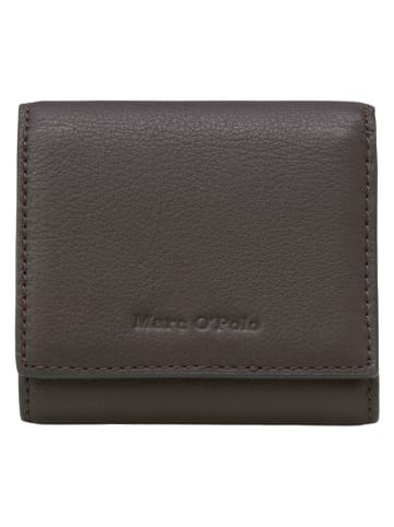 Marc O'Polo Leder-Geldbörse in Braun - (B)11 x (H)9,5 x (T)2,5 cm