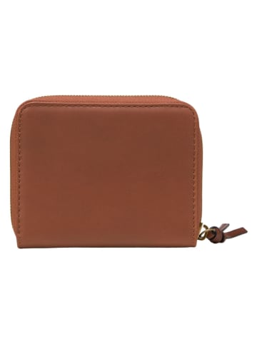 Marc O'Polo Leder-Geldbörse in Cognac - (B)13 x (H)10 x (T)2,5 cm