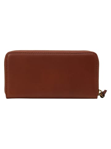 Marc O'Polo Leder-Geldbörse in Cognac - (B)19 x (H)10 x (T)2,5 cm