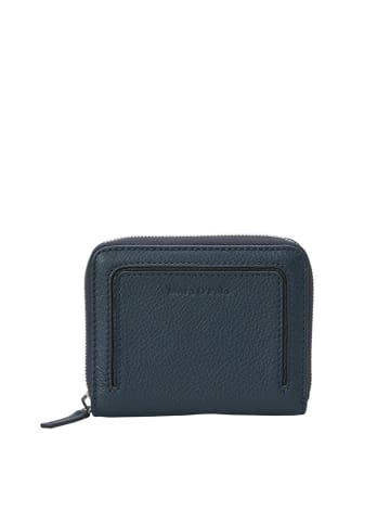 Marc O'Polo Leder-Geldbörse in Dunkelblau - (B)13 x (H)10 x (T)2,5 cm