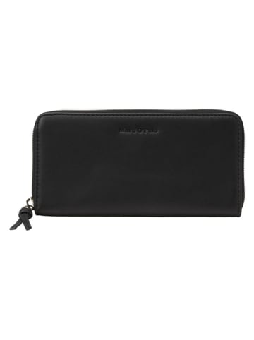 Marc O'Polo Leder-Geldbörse in Schwarz - (B)19 x (H)10 x (T)2,5 cm