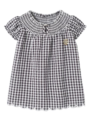 vertbaudet Sukienka w kolorze czarno-białym