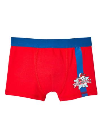 vertbaudet 3er-Set: Boxershorts in Rot/ Blau/ Grau