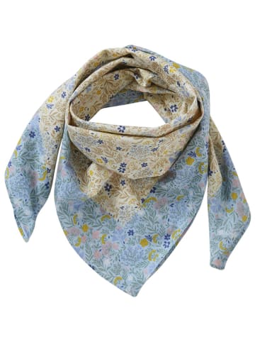 vertbaudet Halstuch in Beige/ Hellblau