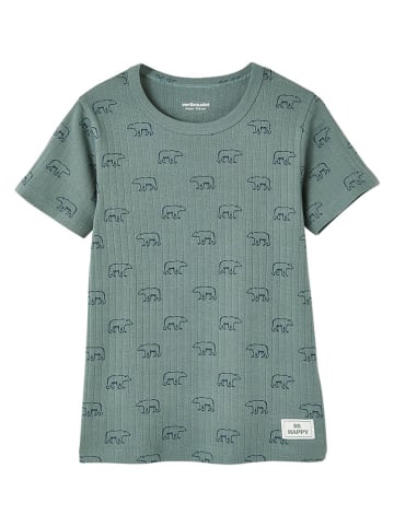 vertbaudet 3-delige set: shirts blauw/grijs/wit