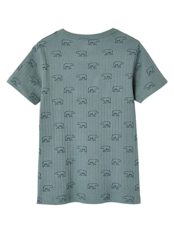 vertbaudet 3er-Set: Shirt in Blau/ Grau/ Weiß