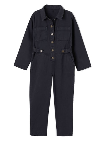 vertbaudet Jeans-Overall in Dunkelblau