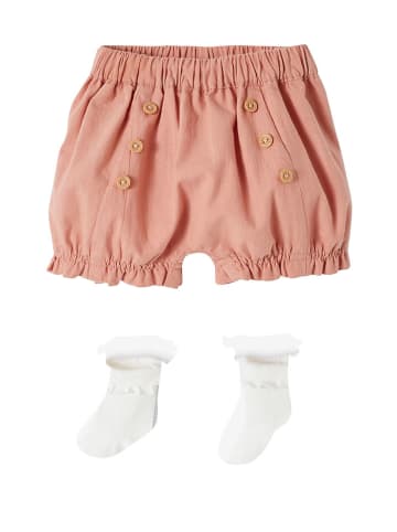 vertbaudet 2tlg. Outfit in Pink/ Weiß