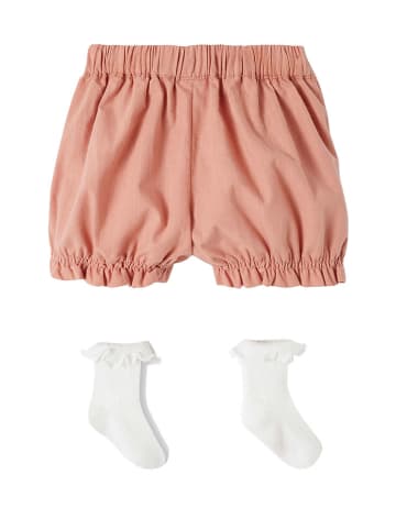 vertbaudet 2tlg. Outfit in Pink/ Weiß