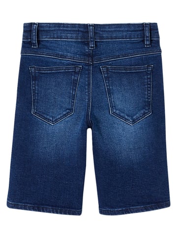 vertbaudet Szorty dżinsowe w kolorze granatowym