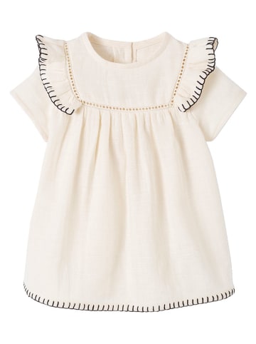 vertbaudet Kleid in Creme