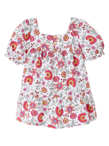 vertbaudet Kleid in Weiß