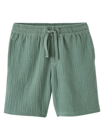 vertbaudet Szorty w kolorze zielonym